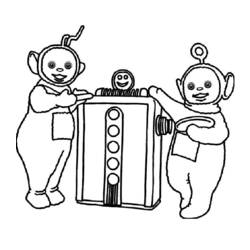 Coloring page: Teletubbies (Cartoons) #49827 - Free Printable Coloring Pages