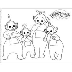 Coloring page: Teletubbies (Cartoons) #49829 - Free Printable Coloring Pages