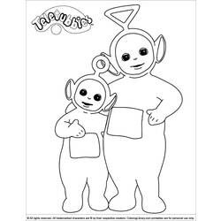 Coloring page: Teletubbies (Cartoons) #49832 - Free Printable Coloring Pages