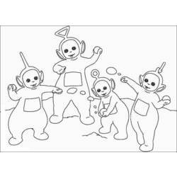 Coloring page: Teletubbies (Cartoons) #49838 - Free Printable Coloring Pages