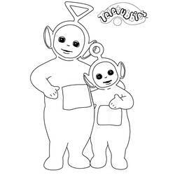Coloring page: Teletubbies (Cartoons) #49845 - Free Printable Coloring Pages