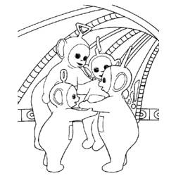 Coloring page: Teletubbies (Cartoons) #49846 - Free Printable Coloring Pages