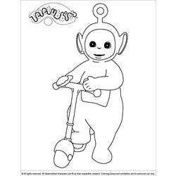 Coloring page: Teletubbies (Cartoons) #49858 - Free Printable Coloring Pages