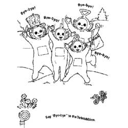 Coloring page: Teletubbies (Cartoons) #49881 - Free Printable Coloring Pages