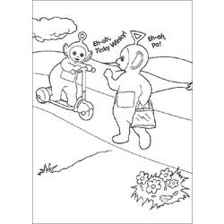 Coloring page: Teletubbies (Cartoons) #49886 - Free Printable Coloring Pages