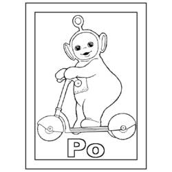 Coloring page: Teletubbies (Cartoons) #49892 - Free Printable Coloring Pages