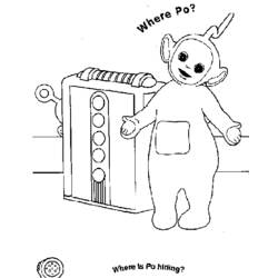 Coloring page: Teletubbies (Cartoons) #49918 - Free Printable Coloring Pages