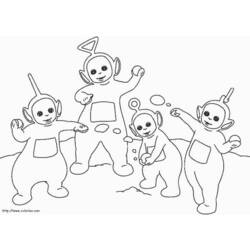 Coloring page: Teletubbies (Cartoons) #49926 - Free Printable Coloring Pages