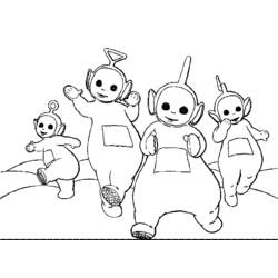 Coloring page: Teletubbies (Cartoons) #49929 - Free Printable Coloring Pages