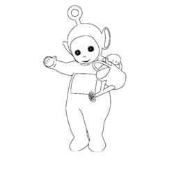 Coloring page: Teletubbies (Cartoons) #49940 - Free Printable Coloring Pages