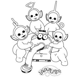 Coloring page: Teletubbies (Cartoons) #49942 - Free Printable Coloring Pages