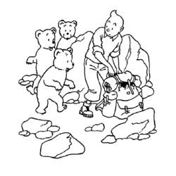 Coloring page: Tintin (Cartoons) #25724 - Free Printable Coloring Pages