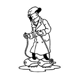 Coloring page: Tintin (Cartoons) #25744 - Printable coloring pages