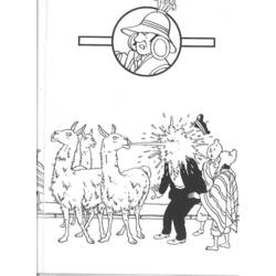 Coloring page: Tintin (Cartoons) #25777 - Free Printable Coloring Pages