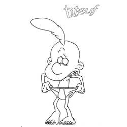 Coloring page: Titeuf (Cartoons) #33746 - Printable coloring pages