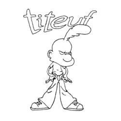 Coloring page: Titeuf (Cartoons) #33886 - Printable coloring pages