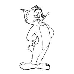 Coloring page: Tom and Jerry (Cartoons) #24185 - Printable Coloring Pages