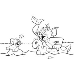Coloring page: Tom and Jerry (Cartoons) #24188 - Free Printable Coloring Pages