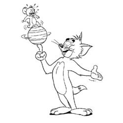 Coloring page: Tom and Jerry (Cartoons) #24190 - Free Printable Coloring Pages