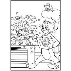 Coloring page: Tom and Jerry (Cartoons) #24193 - Free Printable Coloring Pages