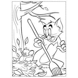 Coloring page: Tom and Jerry (Cartoons) #24194 - Free Printable Coloring Pages