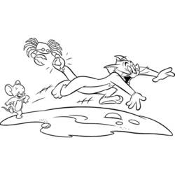 Coloring page: Tom and Jerry (Cartoons) #24200 - Free Printable Coloring Pages
