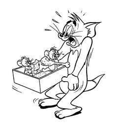 Coloring page: Tom and Jerry (Cartoons) #24204 - Free Printable Coloring Pages