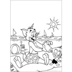 Coloring page: Tom and Jerry (Cartoons) #24212 - Free Printable Coloring Pages