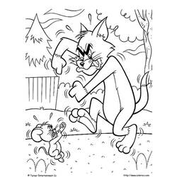 Coloring page: Tom and Jerry (Cartoons) #24213 - Free Printable Coloring Pages