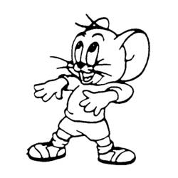 Coloring page: Tom and Jerry (Cartoons) #24226 - Free Printable Coloring Pages