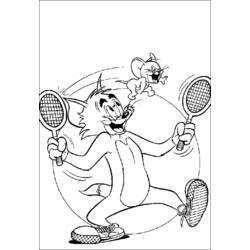 Coloring page: Tom and Jerry (Cartoons) #24231 - Free Printable Coloring Pages