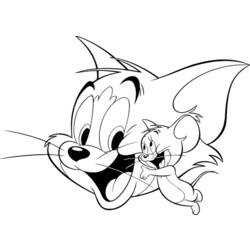 Coloring page: Tom and Jerry (Cartoons) #24233 - Free Printable Coloring Pages