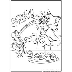 Coloring page: Tom and Jerry (Cartoons) #24236 - Free Printable Coloring Pages