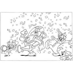 Coloring page: Tom and Jerry (Cartoons) #24240 - Free Printable Coloring Pages