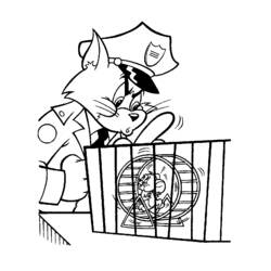 Coloring page: Tom and Jerry (Cartoons) #24241 - Free Printable Coloring Pages