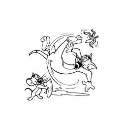 Coloring page: Tom and Jerry (Cartoons) #24255 - Free Printable Coloring Pages