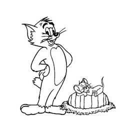 Coloring page: Tom and Jerry (Cartoons) #24268 - Printable coloring pages