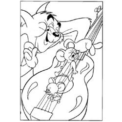 Coloring page: Tom and Jerry (Cartoons) #24274 - Free Printable Coloring Pages
