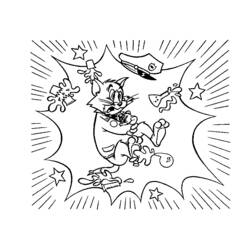 Coloring page: Tom and Jerry (Cartoons) #24280 - Free Printable Coloring Pages