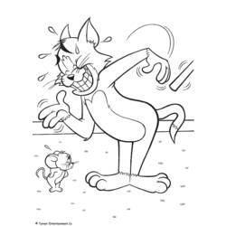 Coloring page: Tom and Jerry (Cartoons) #24283 - Free Printable Coloring Pages