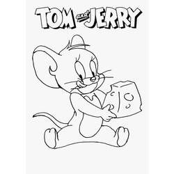 Coloring page: Tom and Jerry (Cartoons) #24293 - Printable coloring pages