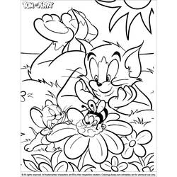 Coloring page: Tom and Jerry (Cartoons) #24317 - Printable coloring pages