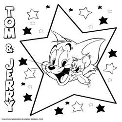 Coloring page: Tom and Jerry (Cartoons) #24318 - Printable Coloring Pages