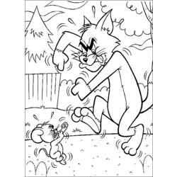 Coloring page: Tom and Jerry (Cartoons) #24320 - Free Printable Coloring Pages