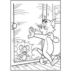 Coloring page: Tom and Jerry (Cartoons) #24335 - Free Printable Coloring Pages
