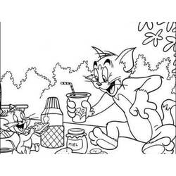 Coloring page: Tom and Jerry (Cartoons) #24337 - Printable Coloring Pages