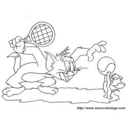 Coloring page: Tom and Jerry (Cartoons) #24341 - Printable Coloring Pages