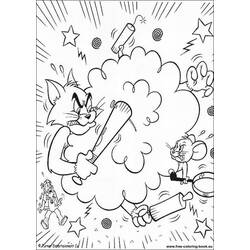 Coloring page: Tom and Jerry (Cartoons) #24342 - Free Printable Coloring Pages