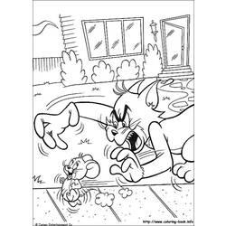 Coloring page: Tom and Jerry (Cartoons) #24343 - Free Printable Coloring Pages