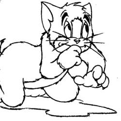 Coloring page: Tom and Jerry (Cartoons) #24345 - Free Printable Coloring Pages